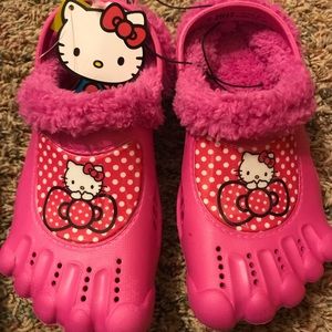 Girls Hello Kitty NWT Croc Style